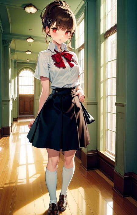 49825-2900872862-best quality, masterpiece, soft lighting, indoors, hallway, vanishing point, gekkoukan high school uniform, chest bow, skirt, lo.png